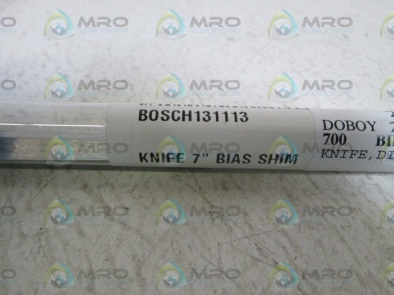 BOSCH KNIFE 7" BIAS SHIM 131113  NSMP