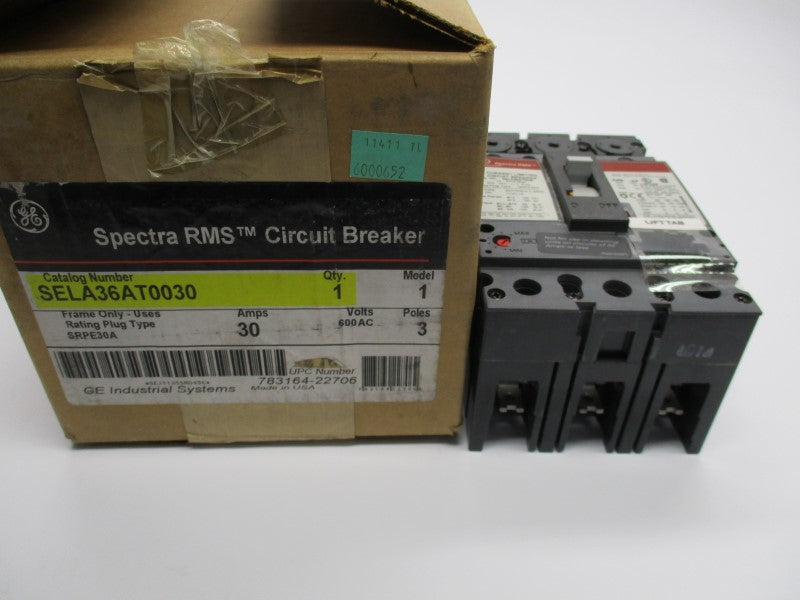 GENERAL ELECTRIC SELA36AT0030 30A 600VAC NSMP