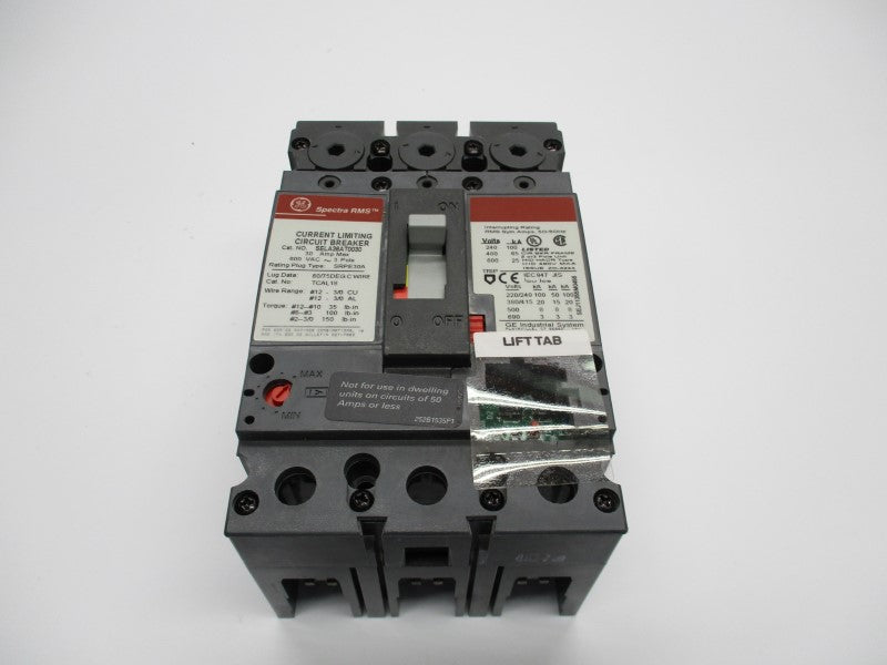 GENERAL ELECTRIC SELA36AT0030 30A 600VAC NSMP