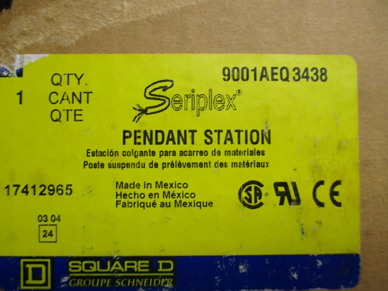 SQUARE D 9001AEQ3438 (AS PICTURED) NSMP