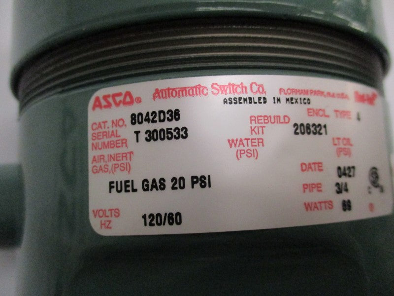 ASCO 8042D36 (AS PICTURED) NSMP