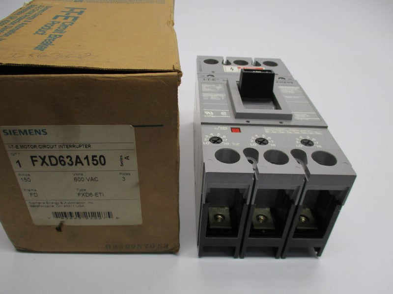 SIEMENS FXD63A150 150A 600VAC NSMP