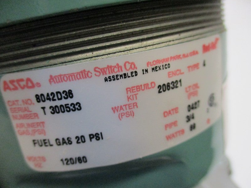 ASCO 8042D36 (AS PICTURED) UNMP