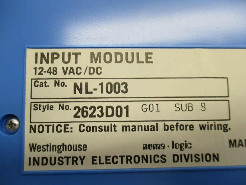WESTINGHOUSE NL-1003 UNMP
