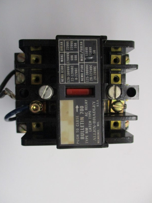 ALLEN BRADLEY 700-NM200A1 SER. E UNMP