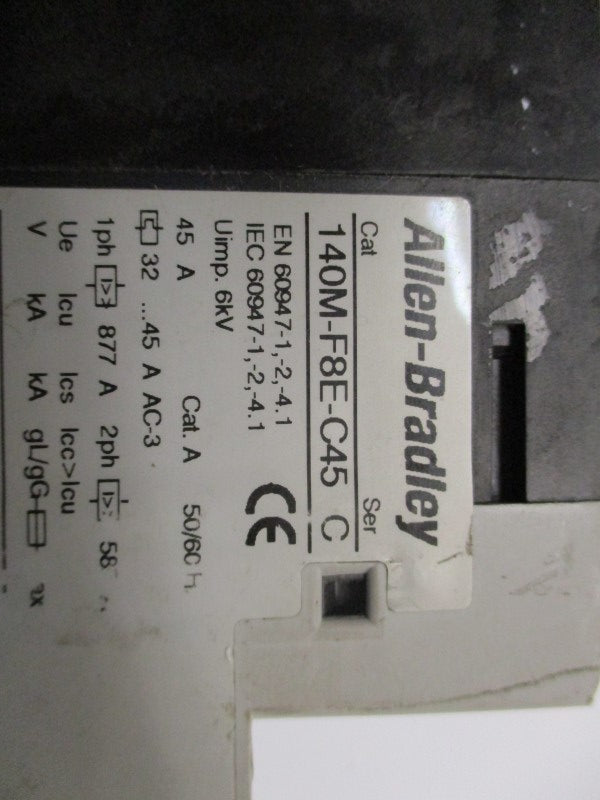 ALLEN BRADLEY 140M-F8E-C45 SER. C 32-45A (AS PICTURED) NSNP