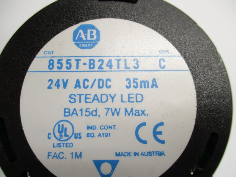 ALLEN BRADLEY 855T-B24TL3 SER. C (AS PICTURED) UNMP