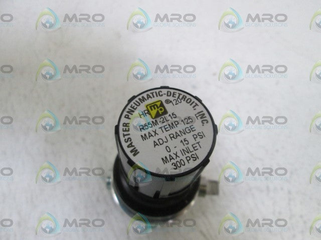 MASTER PNEUMATIC 1/4" REGULATOR R55M-2L15 *NEW NO BOX*