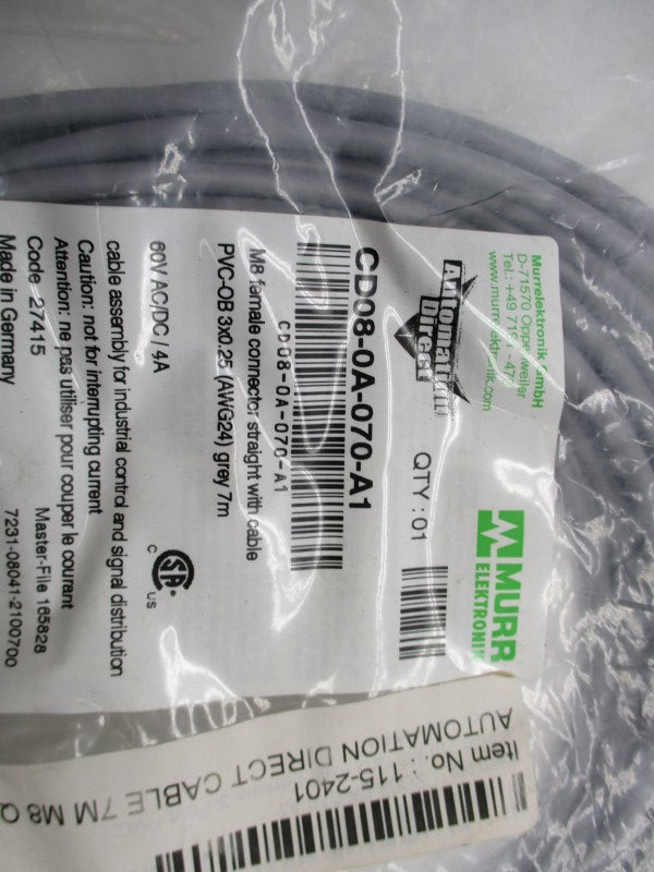 MURR ELETRONIK CD08-0A-070-A1 NSMP