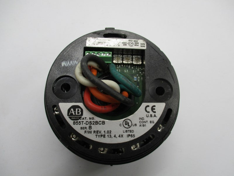 ALLEN BRADLEY 855T-DS2BCB SER. B F/W 1.02 UNMP