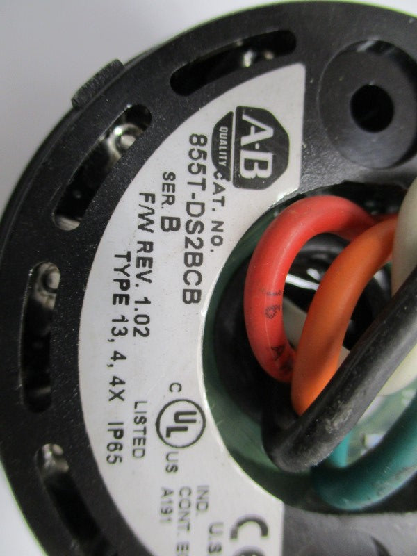 ALLEN BRADLEY 855T-DS2BCB SER. B F/W 1.02 UNMP