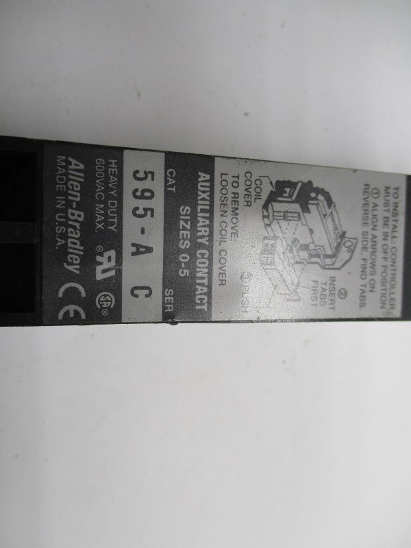 ALLEN BRADLEY 595-A SER. C UNMP