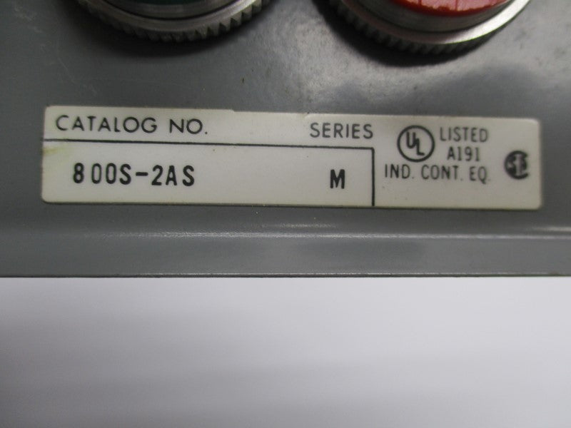 ALLEN BRADLEY 800S-2AS SER. M (AS PICTURED) NSNP