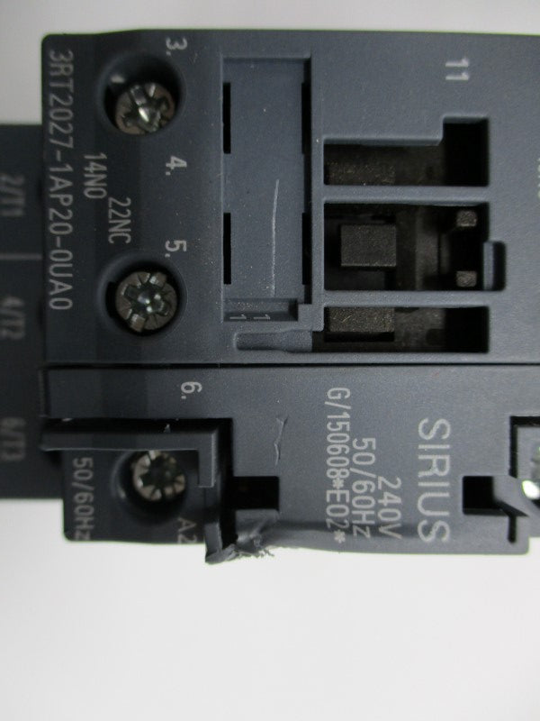 SIEMENS 3RT2027-1AP20-0UA0 240V (AS PICTURED) NSNP