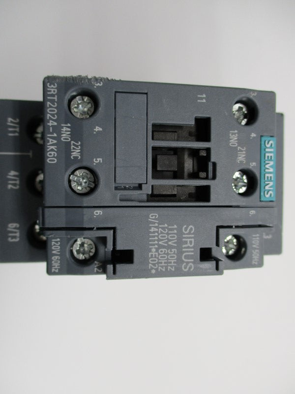 SIEMENS 3RT2024-1AK60 110/120V (AS PICTURED) NSNP