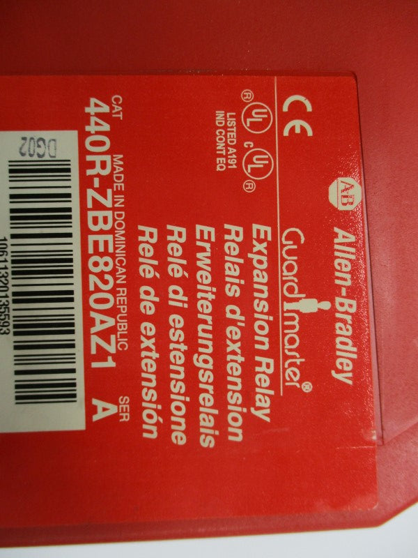 INDUSTRIAL SPARE PART 440R-ZBE820AZ1 SER. A UNMP