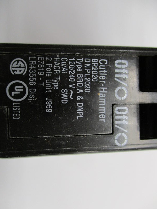 CUTLER HAMMER BR2020 20A 120/240V NSNP