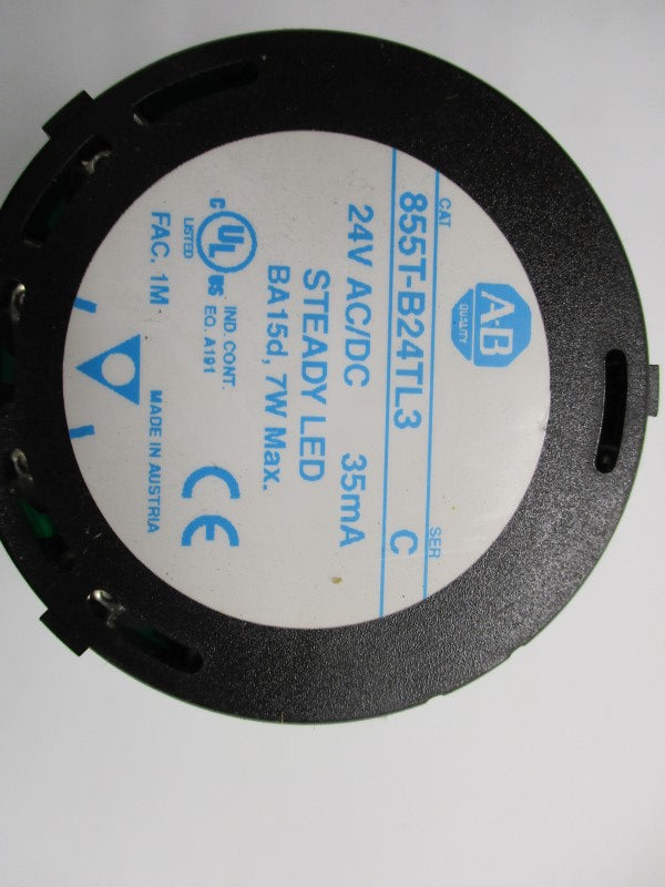 ALLEN BRADLEY 855T-B24TL3 SER. C (NO BULB) NSNP