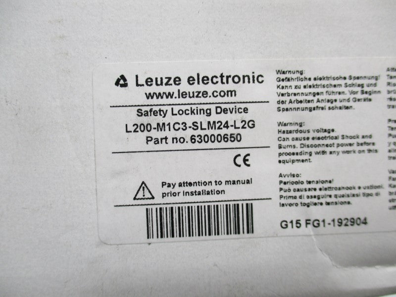 LEUZE ELECTRONIC L200-M1C3-SLM24-L2G NSMP