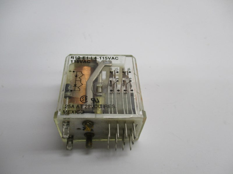POTTER & BRUMFIELD R10-E1-L4-115 115VAC .25A NSMP