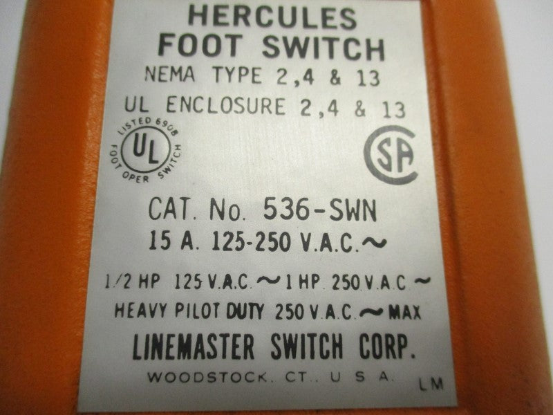LINE MASTER 536-SWN UNMP