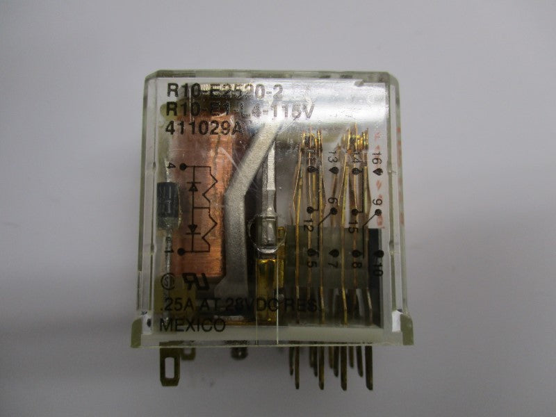 POTTER & BRUMFIELD R10-E1-L4-115 115VAC .25A NSNP