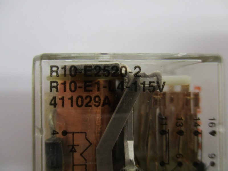 POTTER & BRUMFIELD R10-E1-L4-115 115VAC .25A NSNP