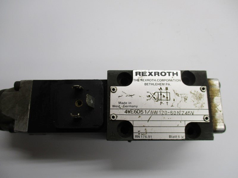REXROTH 4WE6D51/AW120-60NZ45V UNMP