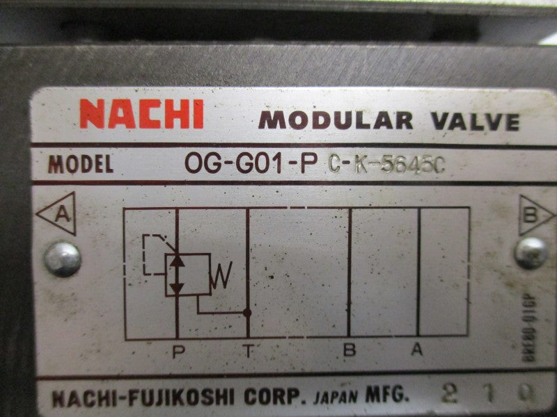 NACHI OG-G01-PC-L-5645C (AS PICTURED) UNMP