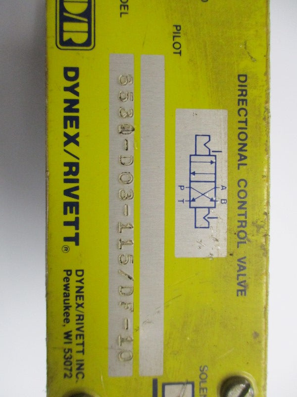 DYNEX/RIVETT 6531-D03-115/DF-10 (AS PICTURED) UNMP