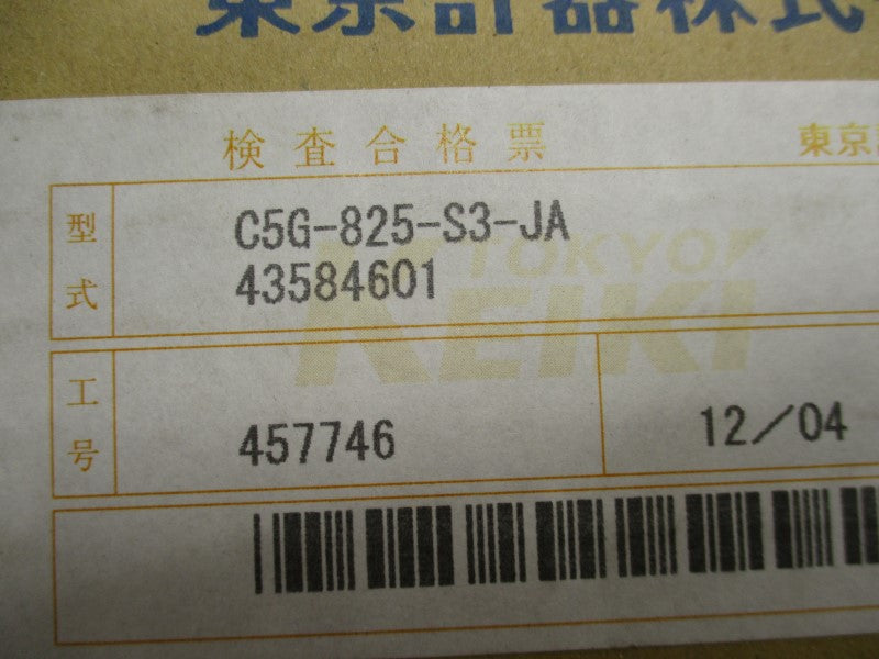 TOKYO KEIKI C5G-825-S3-JA NSMP
