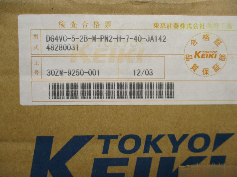 TOKYO KEIKI DG4VC-5-2B-M-PN2-H-7-40-JA142 NSMP