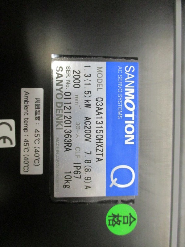 SANYO DENKI Q3AA13150HXZTA NSMP