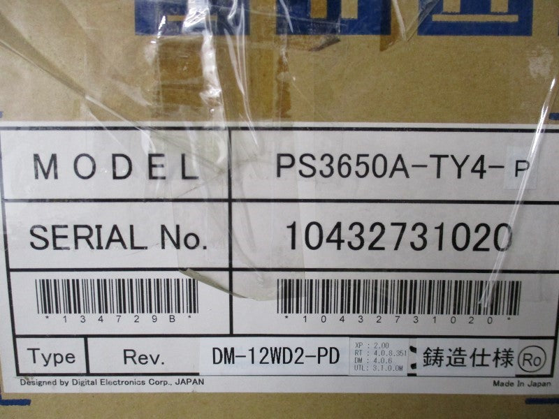PRO-FACE PS3650A-TY4-P NSMP