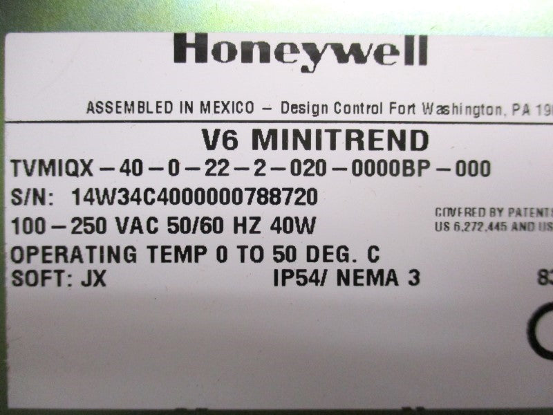 HONEYWELL TVMIQX-40-0-22-2-020-0000BP-000 NSMP