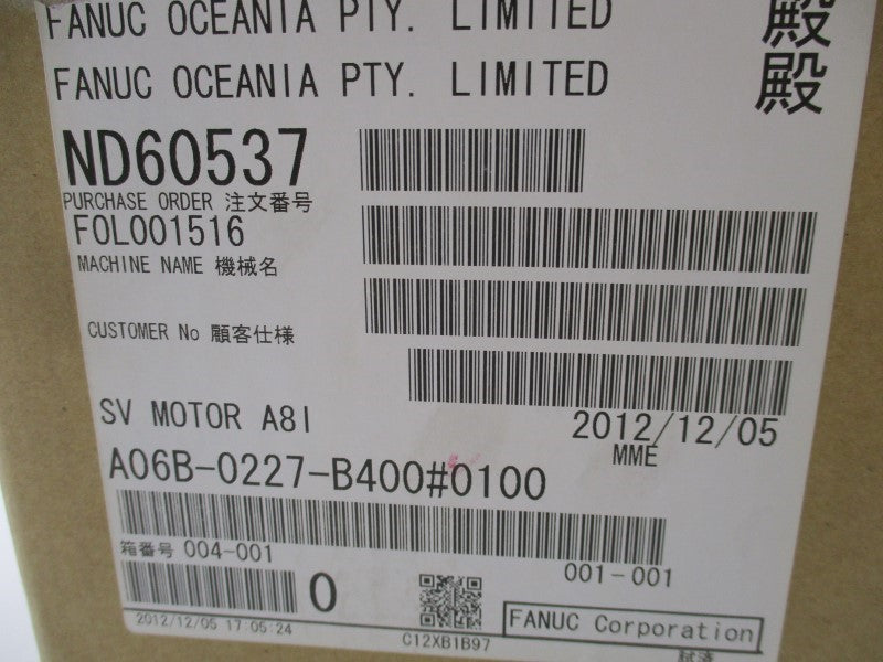 FANUC A06B-0227-B400#0100 NSFS