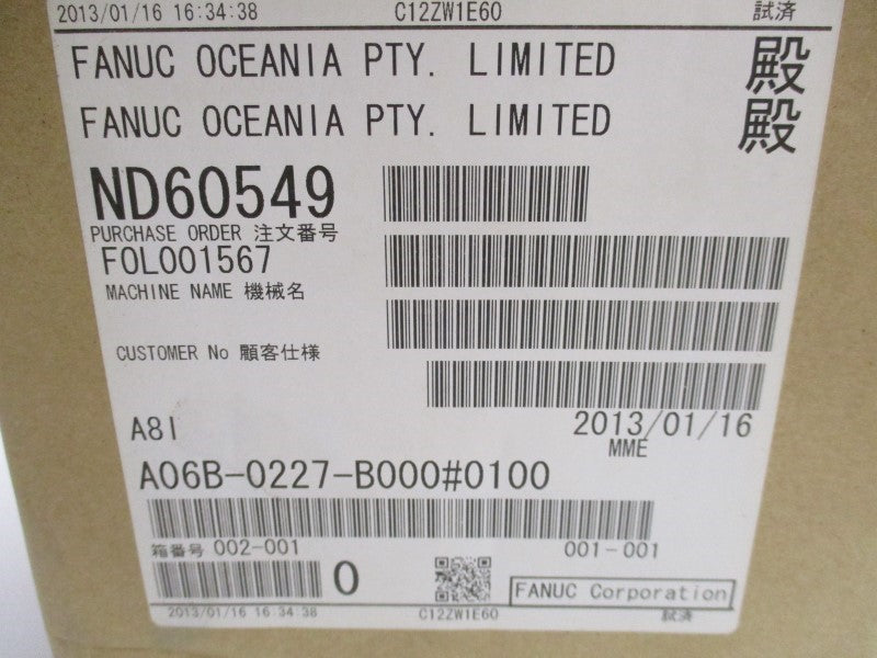 FANUC A06B-0227-B000#0100 NSMP