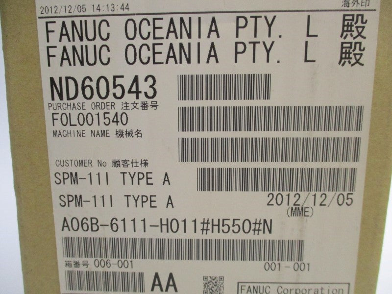 FANUC A06B-6111-H011#H550#N NSMP