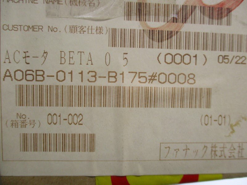 FANUC A06B-0113-B175#0008 NSMP