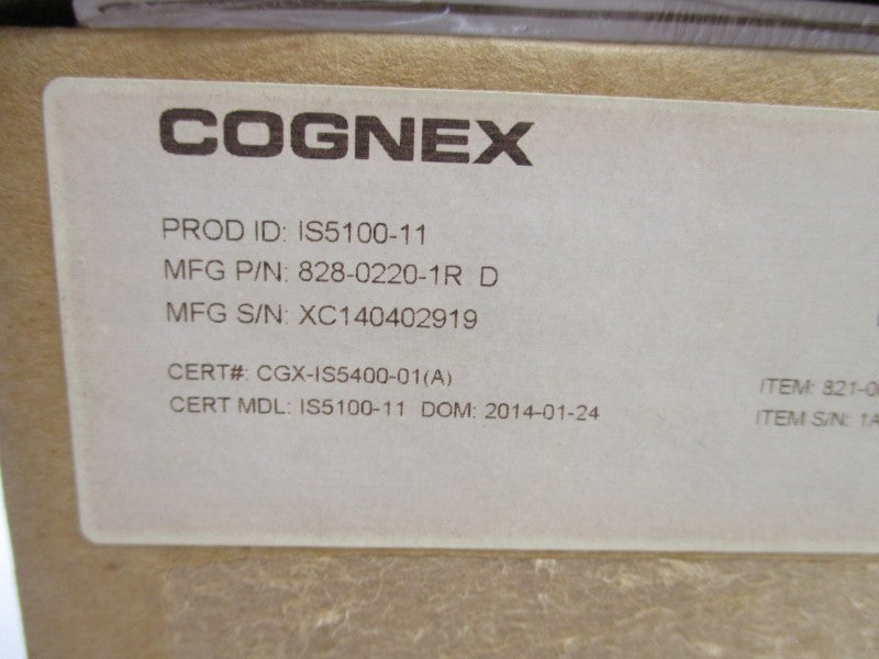 COGNEX IS5100-11 828-0220-1R (AS PICTURED) NSMP