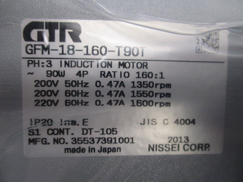 GTR GFM-18-160-T90T NSMP