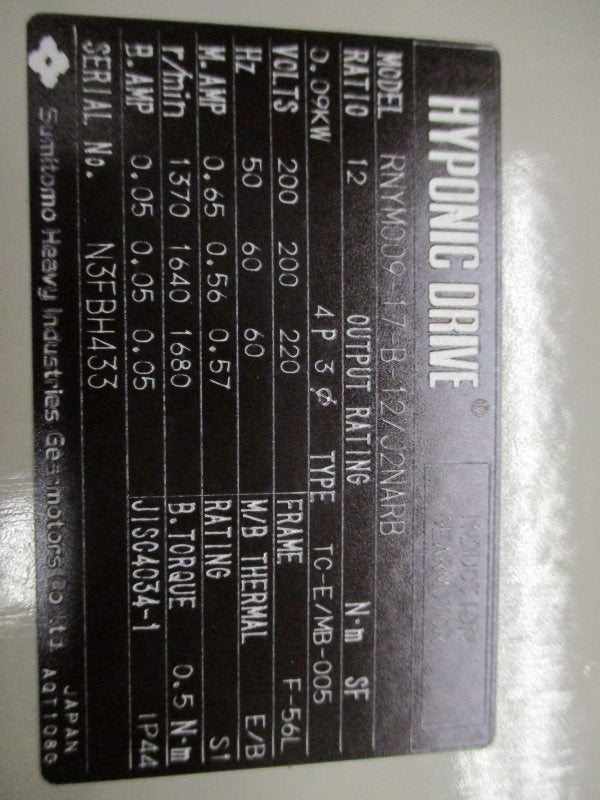 SUMITOMO RNYM009-17-B-12-J2NARB NSMP