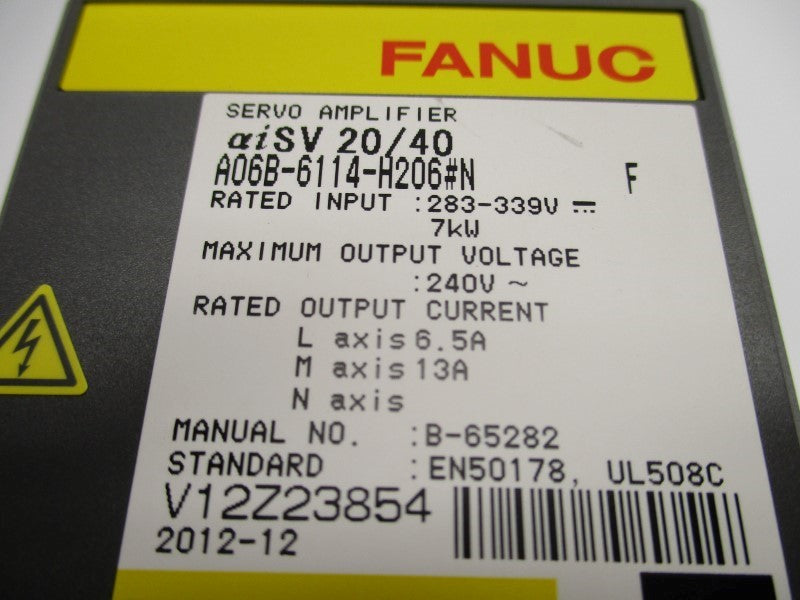 FANUC A06B-6114-H206#N (AS PICTURED) NSMP
