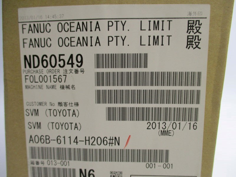 FANUC A06B-6114-H206#N (AS PICTURED) NSMP