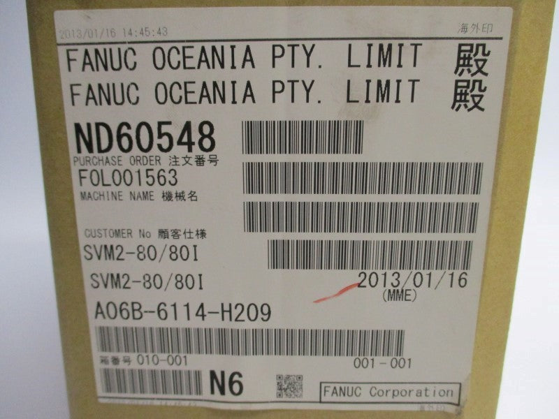 FANUC A06B-6114-H209 NSMP