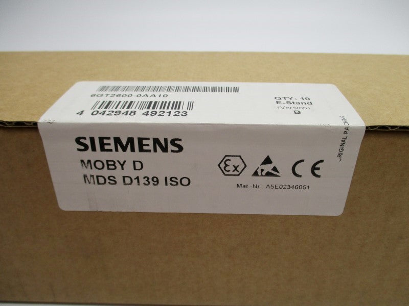 SIEMENS 6GT2600-0AA10 (PKG OF 10) NSFS