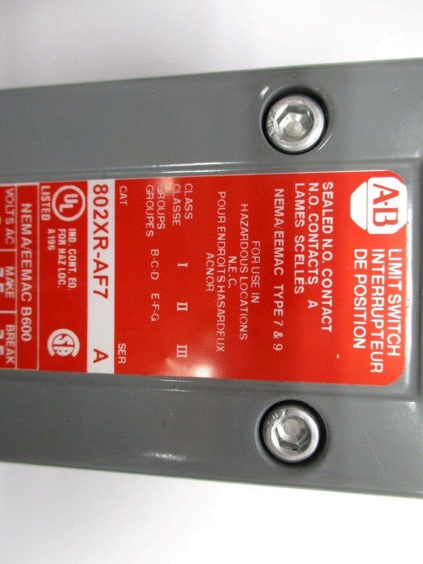 ALLEN BRADLEY 802XR-AF7 SER. A NSMP