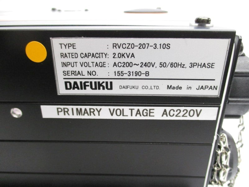 DAIFUKU RVCZ0-207-3.10S (220VAC) NSNP