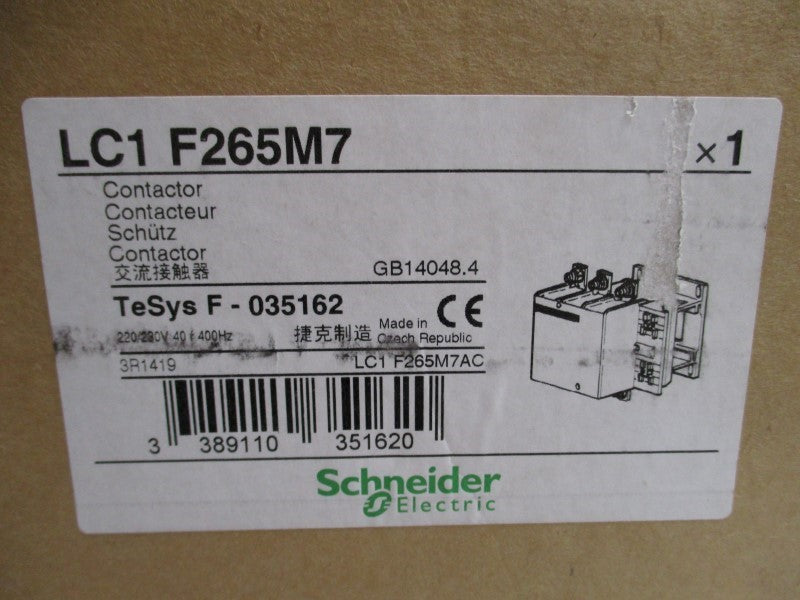 SCHNEIDER LC1F265M7 220/230V NSMP