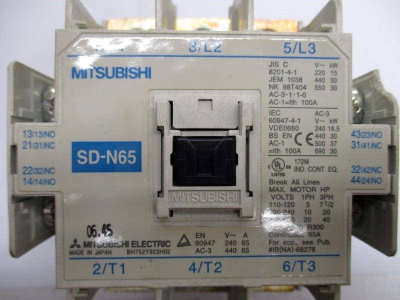 MITSUBISHI SD-N65 24VDC (AS PICTURED) UNMP